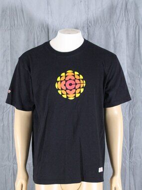 Graphic T-shirt - Classic CBC Logo on Black - Men's Large